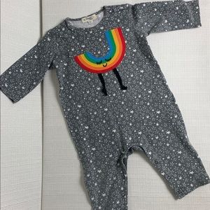 Like new Bonnie Mob 12-18 month rainbow onesie